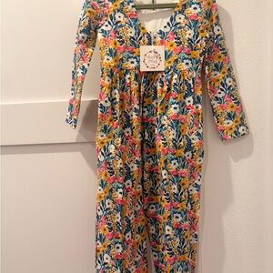 Cheeky Plum Toddler 3T Jumpsuit - dreamy jubilee